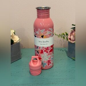 Vera Bradley Rain Forest Lily Coral Water Bottle